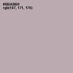 #BBABB0 - Nobel Color Image