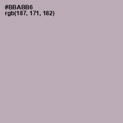 #BBABB6 - Nobel Color Image
