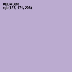 #BBABD0 - Chatelle Color Image