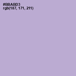 #BBABD3 - Chatelle Color Image