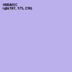 #BBAFEC - Biloba Flower Color Image