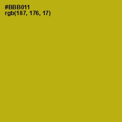 #BBB011 - Sahara Color Image