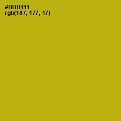 #BBB111 - Sahara Color Image