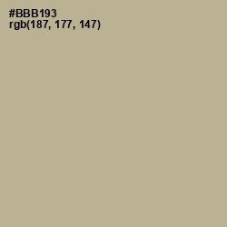 #BBB193 - Heathered Gray Color Image