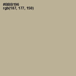 #BBB196 - Heathered Gray Color Image