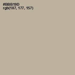 #BBB19D - Heathered Gray Color Image