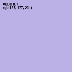 #BBB1E7 - Biloba Flower Color Image