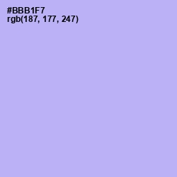 #BBB1F7 - Biloba Flower Color Image