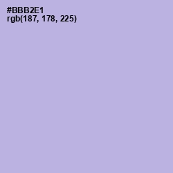 #BBB2E1 - Biloba Flower Color Image
