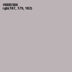 #BBB3B6 - Pink Swan Color Image