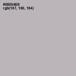 #BBB4B8 - Pink Swan Color Image