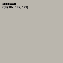 #BBB6AD - Silk Color Image