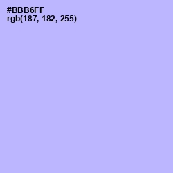 #BBB6FF - Perano Color Image