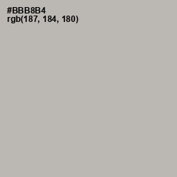 #BBB8B4 - Tide Color Image