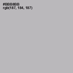 #BBB8BB - Pink Swan Color Image