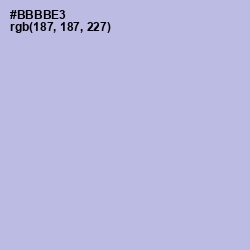 #BBBBE3 - Perano Color Image