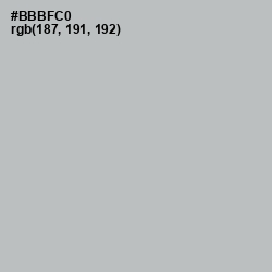 #BBBFC0 - French Gray Color Image