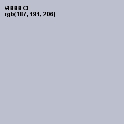 #BBBFCE - French Gray Color Image