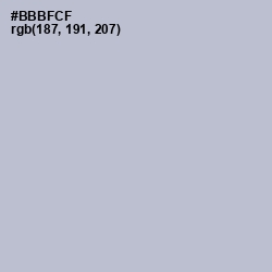 #BBBFCF - French Gray Color Image