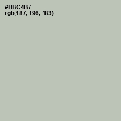 #BBC4B7 - Green Spring Color Image