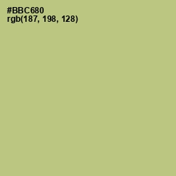 #BBC680 - Feijoa Color Image