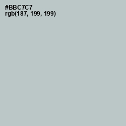 #BBC7C7 - Silver Sand Color Image
