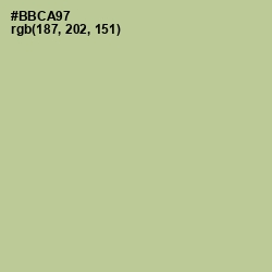 #BBCA97 - Rainee Color Image