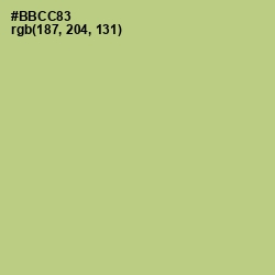 #BBCC83 - Feijoa Color Image