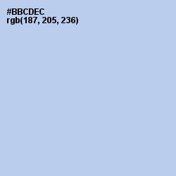 #BBCDEC - Spindle Color Image