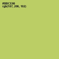 #BBCE66 - Wild Willow Color Image