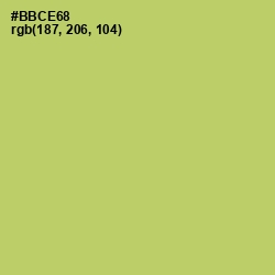 #BBCE68 - Wild Willow Color Image