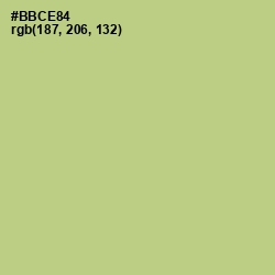 #BBCE84 - Feijoa Color Image