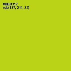 #BBD317 - Rio Grande Color Image