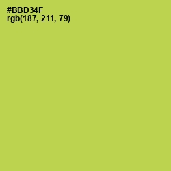 #BBD34F - Conifer Color Image