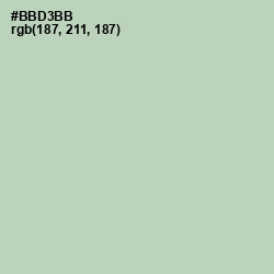 #BBD3BB - Gum Leaf Color Image