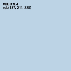 #BBD3E4 - Spindle Color Image