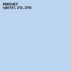 #BBD4EF - Spindle Color Image
