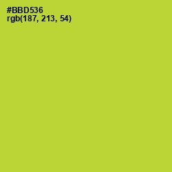 #BBD536 - Key Lime Pie Color Image