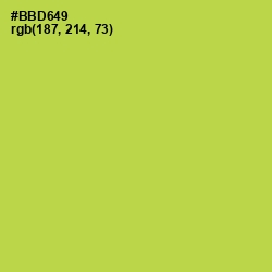 #BBD649 - Conifer Color Image