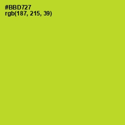 #BBD727 - Key Lime Pie Color Image