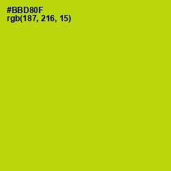 #BBD80F - Fuego Color Image