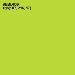 #BBD839 - Key Lime Pie Color Image