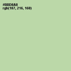 #BBD8A8 - Moss Green Color Image