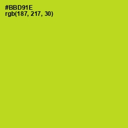 #BBD91E - Fuego Color Image