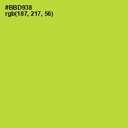 #BBD938 - Key Lime Pie Color Image