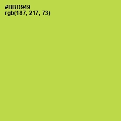 #BBD949 - Conifer Color Image