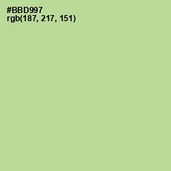 #BBD997 - Moss Green Color Image