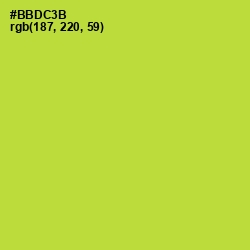 #BBDC3B - Key Lime Pie Color Image