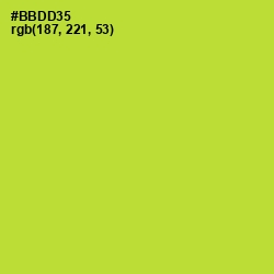 #BBDD35 - Key Lime Pie Color Image