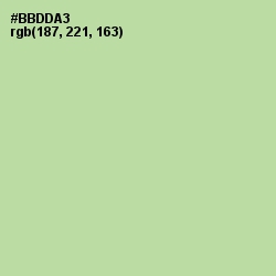 #BBDDA3 - Moss Green Color Image